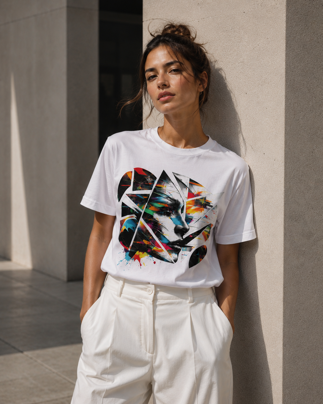 T-shirt "Neon Fragment"