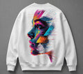 Felpa Oversize "Vibrant Vision" – White Edition