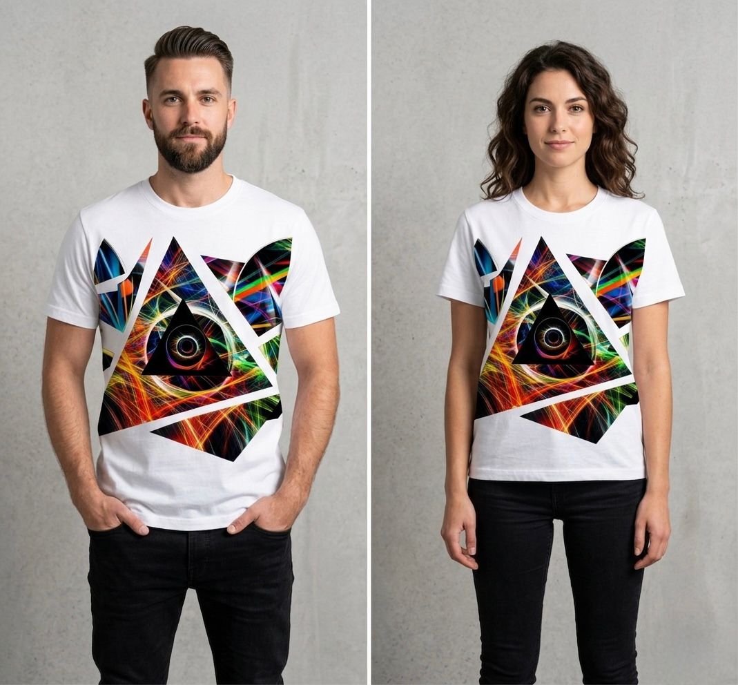 T-Shirt "Geometric Vision"